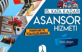 yüksekova asansörlü nakliyat